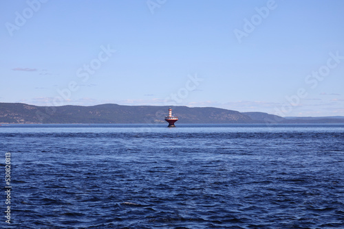 View of the sea in St. Lawrence Bay, Canada