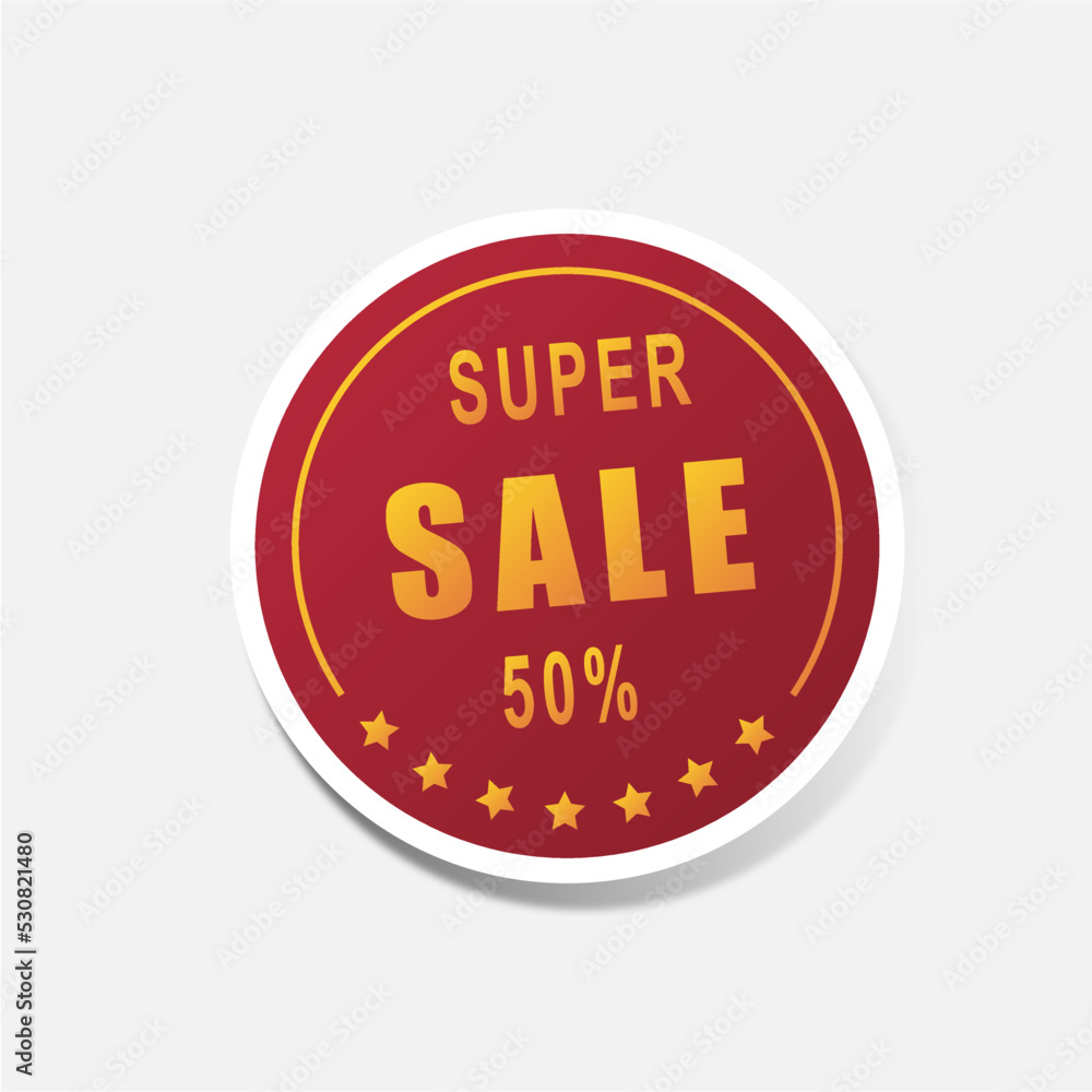 Premium Vector Sticker Sale Design Premium Vector Sticker Sale Design