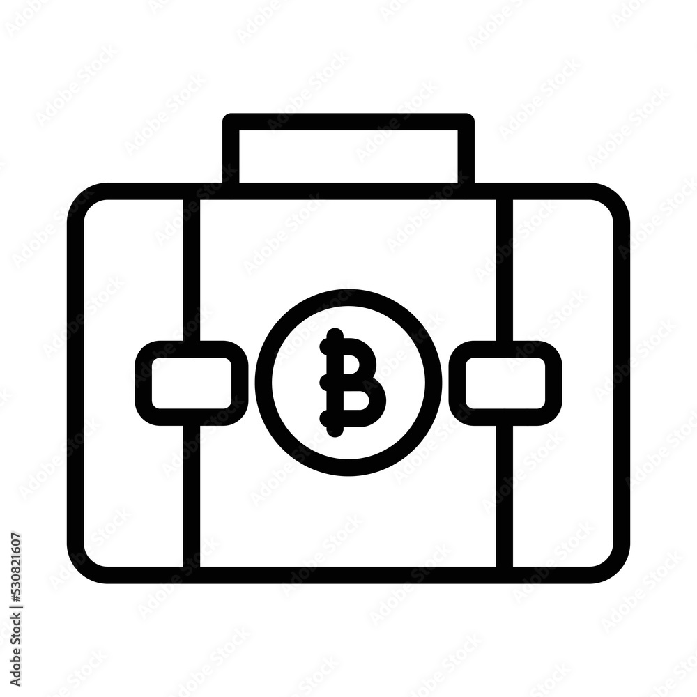 Bitcoin briefcase Vector Icon which is suitable for commercial work and easily modify or edit it
Bitcoin briefcase Vector Icon which is suitable for commercial work and easily modify or edit it