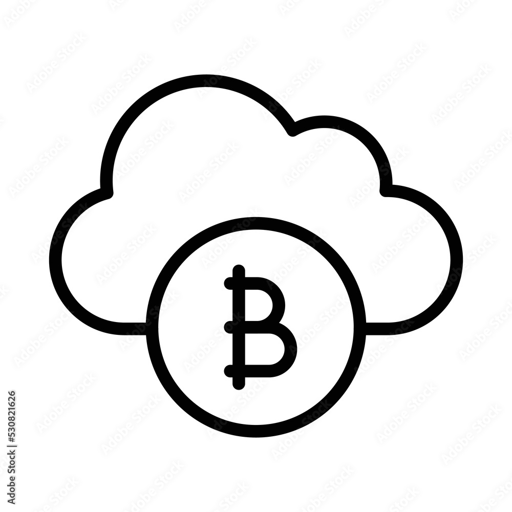 Bitcoin cloud Vector Icon which is suitable for commercial work and easily modify or edit it
Bitcoin cloud Vector Icon which is suitable for commercial work and easily modify or edit it