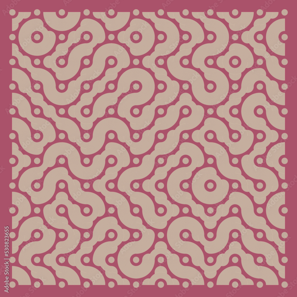 Color truchet tiling connections illustration Color truchet tiling connections illustration