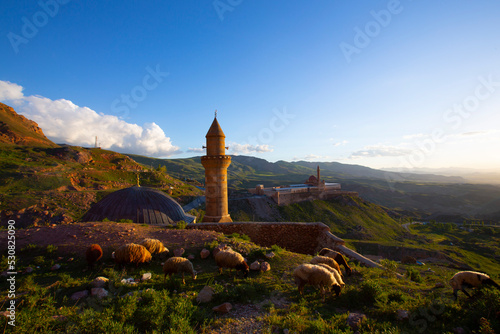 Ishak Pasha Palace (ishakpasa sarayi) near Dogubayazit in Eastern Turkey photo