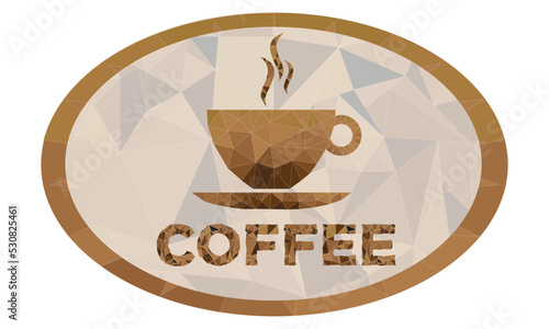 Polygon Coffee Badge
