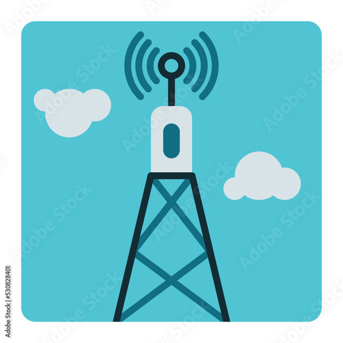 internet network transmitter pole