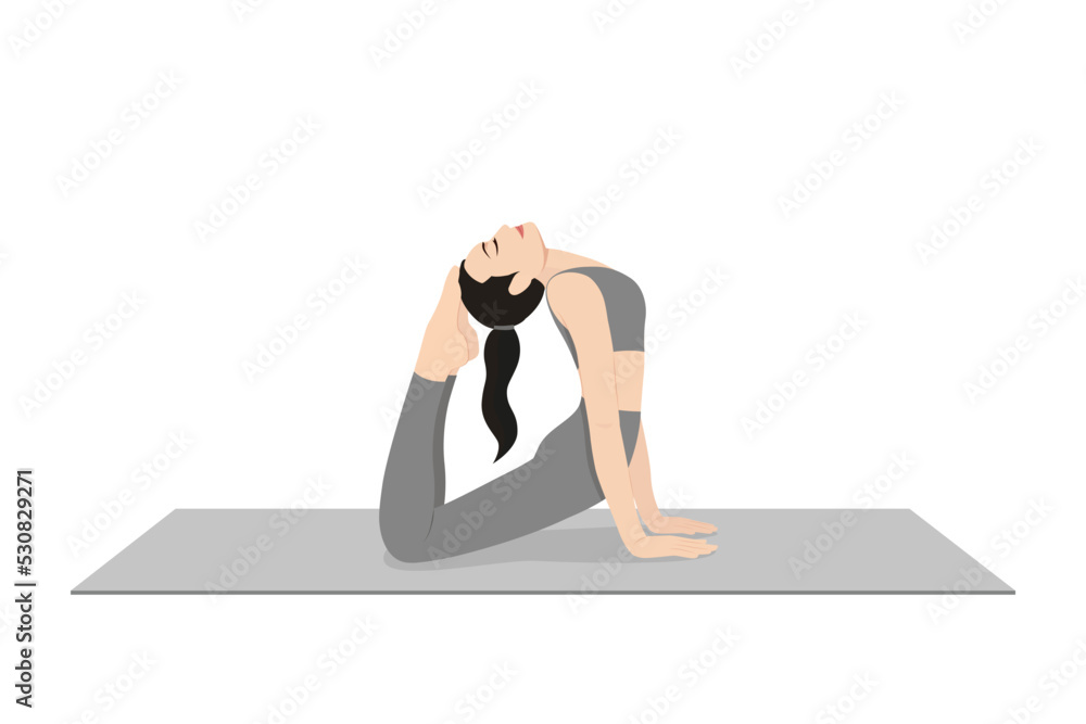Fototapeta premium King Cobra Pose, Raja Bhujangasana
