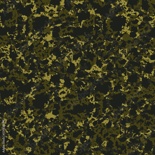 Camouflage hunting, military pattern. Vector form of clothing.