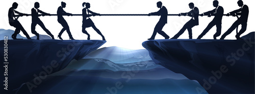 Tug of War Rope Pulling Sil...