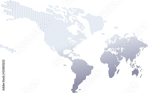 A world map background global business or technology abstract concept