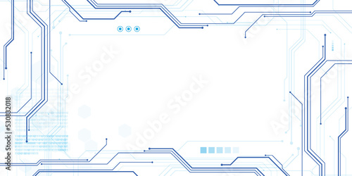 Abstract hi tech. Abstract digital background with technology. Vector abstract technology. Interface.	
