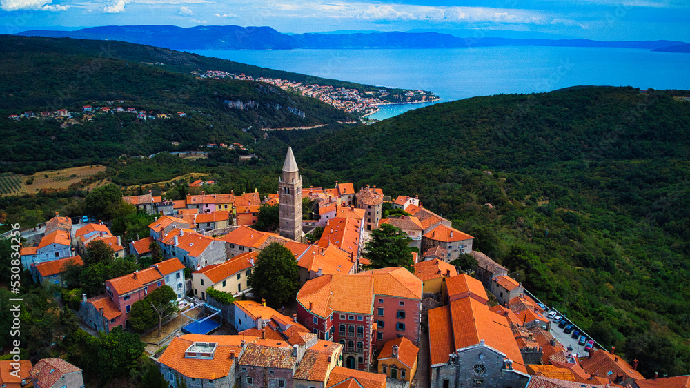 view of labin croatia