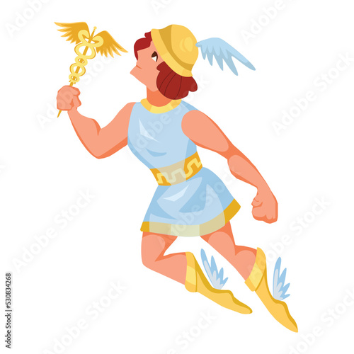 Gods hermes illustrator