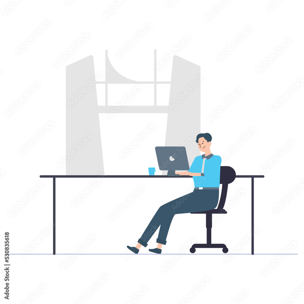 Working from anywhere illustration which is suitable for commercial work and easily modify or edit it
Working from anywhere illustration which is suitable for commercial work and easily modify or edit it