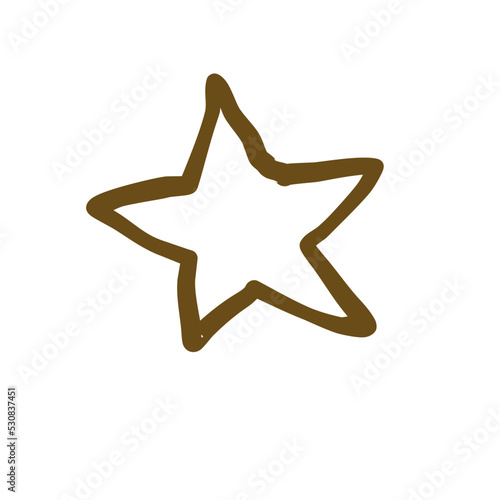 Doodle one star