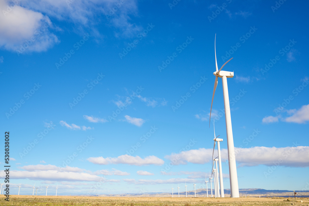 Fototapeta premium Alternative energy concept view