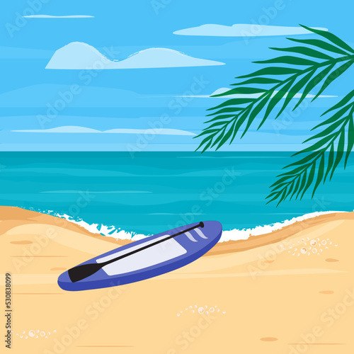 Stand up paddle board SUP Sea Beach Travel Summer