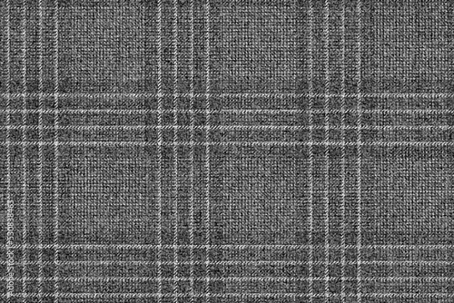 grungy ragged old fabric texture of classic mens wool suit, down scarf, light gray stripes on dark gray, checkered gingham seamless ornament for plaid tablecloths shirts tartan clothes dresses bed