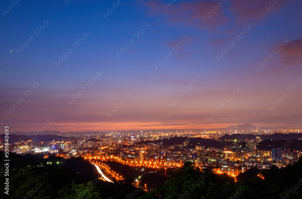 Beautiful aerail cityscape from Wenshan District Beautiful aerail cityscape from Wenshan District