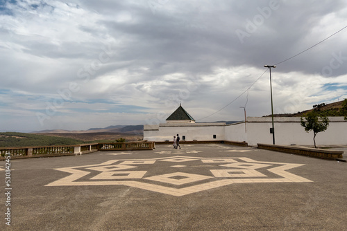 The exterior view of a Sidi Ali Bosrghin shrine in Sefrou photo