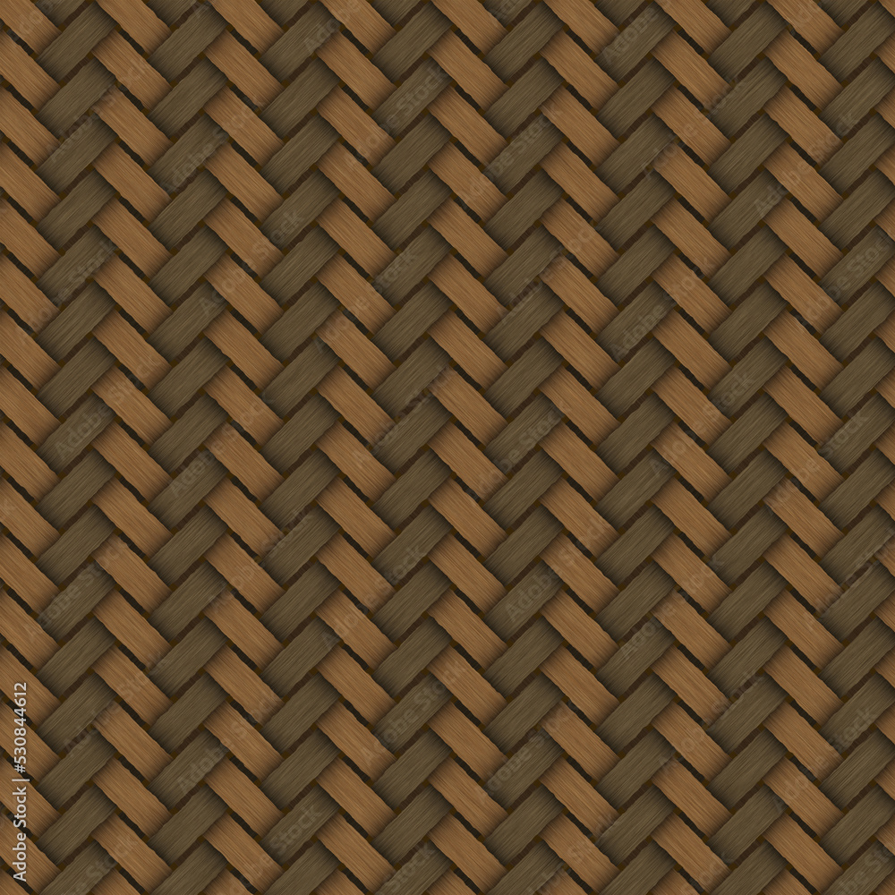 Woven bamboo is used as wall covering Woven bamboo is used as wall covering