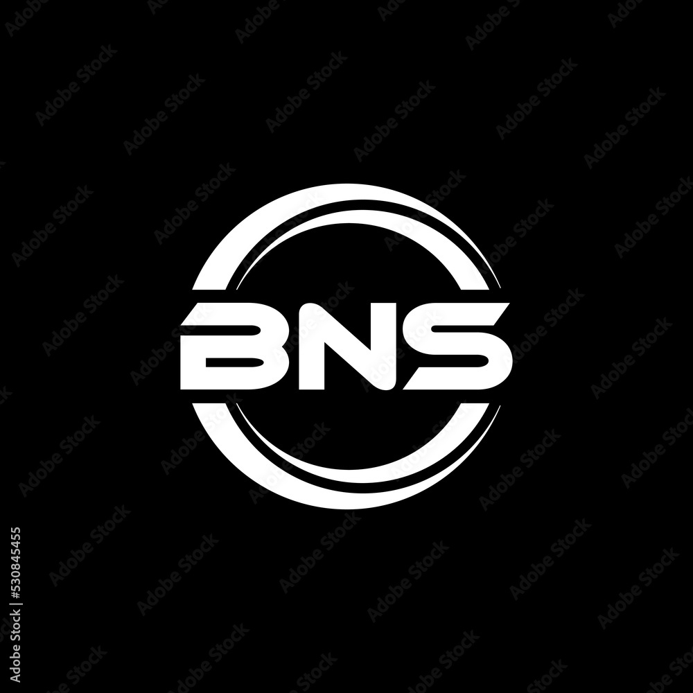 BNS letter logo design with black background in illustrator, vector logo modern alphabet font overlap style. calligraphy designs for logo, Poster, Invitation, etc. BNS letter logo design with black background in illustrator, vector logo modern alphabet font overlap style. calligraphy designs for logo, Poster, Invitation, etc.