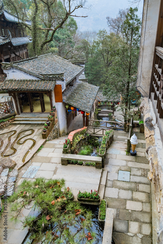 Obraz premium Wuyuan Huangling Scenic spot in Jiangxi Province, China