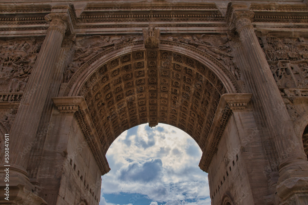Arco de Tito, foro romano.
