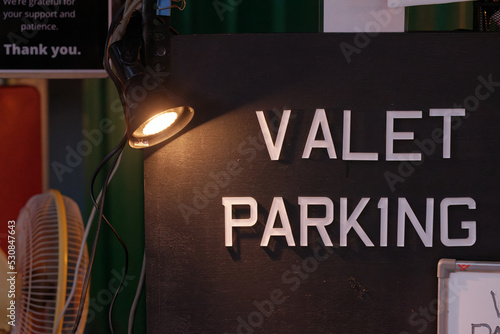 Valet Parking Sign