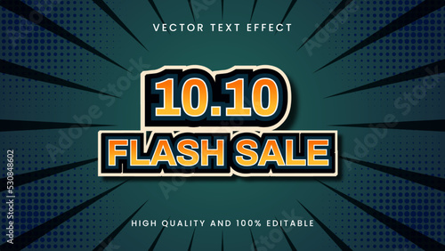10.10 flash sale 3d editable text effect font style