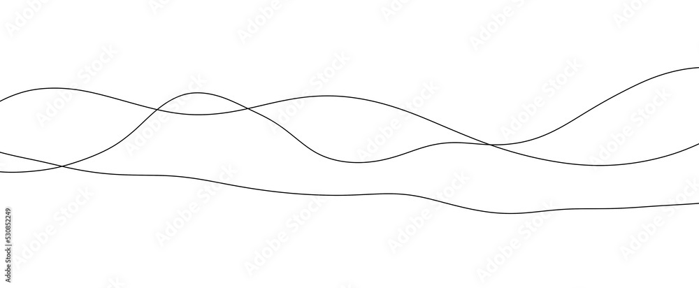 Line art striped graphic template.Abstract black wave design element. Line art striped graphic template.Abstract black wave design element.