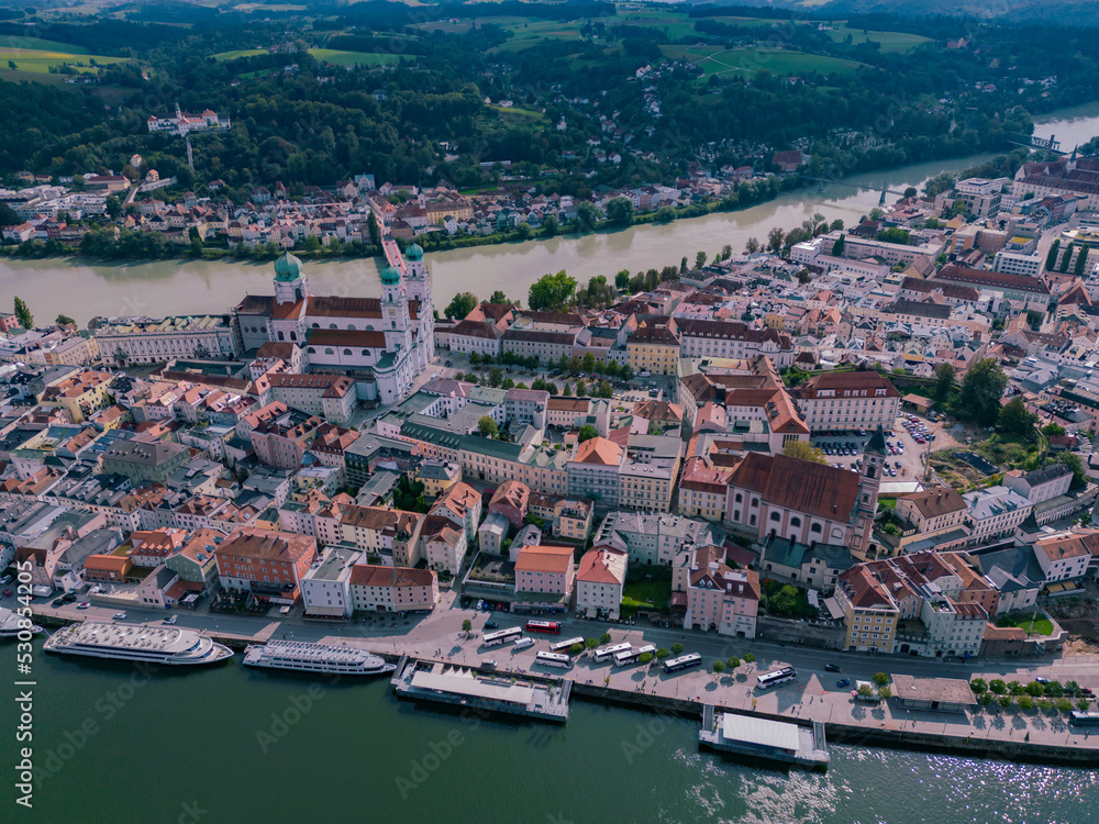 Universitätsstadt Passau von oben