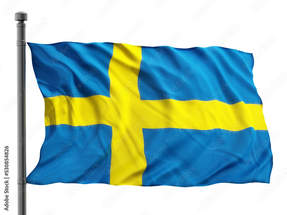 Flag of sweden. PNG file with transparent background. Flag of sweden. PNG file with transparent background.