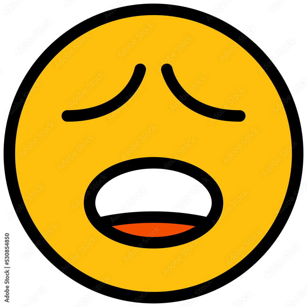 annoyed and nervous face emoji illustration annoyed and nervous face emoji illustration