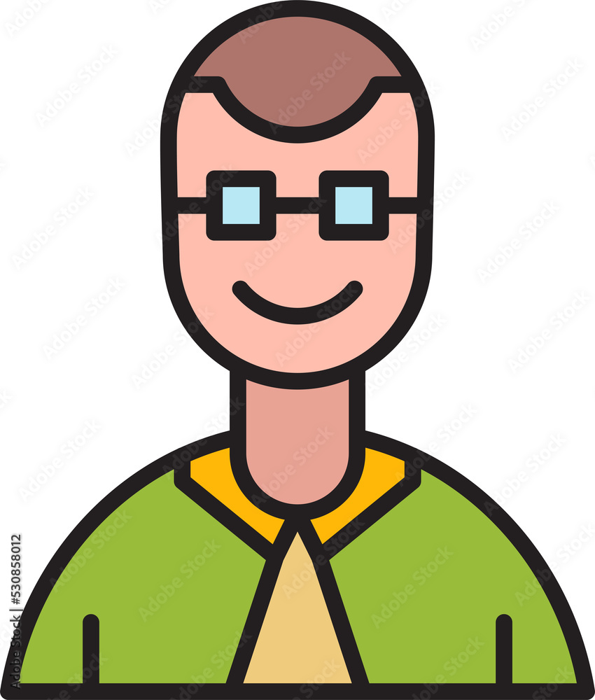 office worker and businessman avatar illustration office worker and businessman avatar illustration