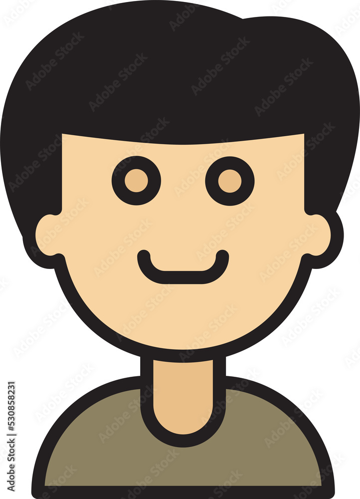 boy character avatar illustration boy character avatar illustration