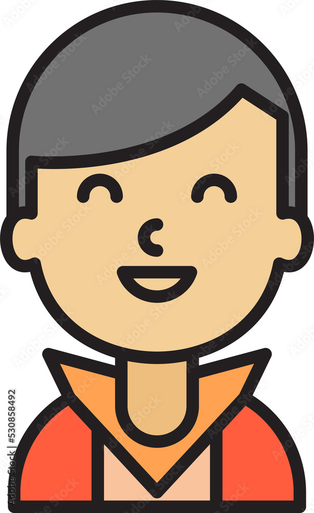 boy character avatar illustration boy character avatar illustration
