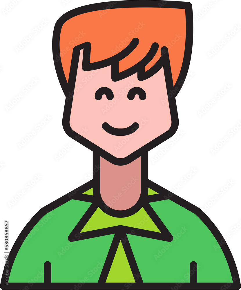 office worker or businessman character avatar illustration office worker or businessman character avatar illustration
