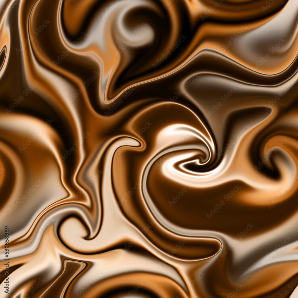 Seamless chocolate pattern. Abstract brown background. The texture of the flowing liquid. Fresh paint effect. Imitation of marble and stone. Modern futuristic backdrop. For textiles and wallpapers.. Seamless chocolate pattern. Abstract brown background. The texture of the flowing liquid. Fresh paint effect. Imitation of marble and stone. Modern futuristic backdrop. For textiles and wallpapers..