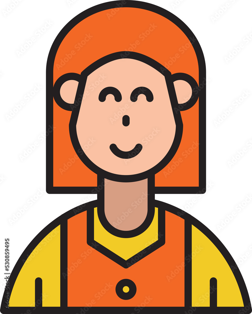 woman character avatar illustration woman character avatar illustration