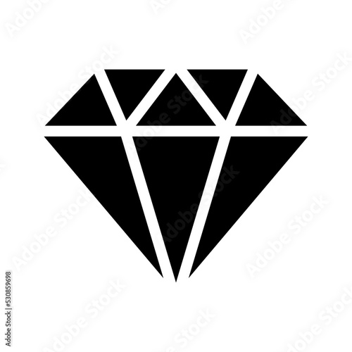 Diamond icon. gems sign. vector illustration