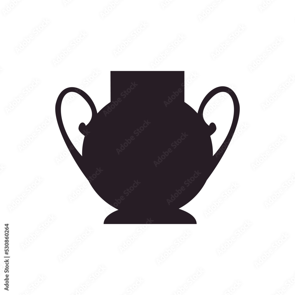 Amphora icon vector. Jug illustration sign. pottery symbol or logo. Amphora icon vector. Jug illustration sign. pottery symbol or logo.
