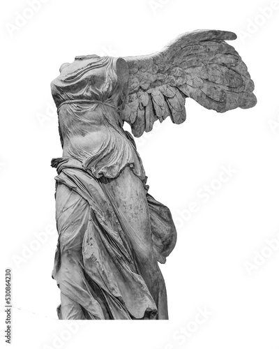 фотографія Samotracia sculpture isolated photo