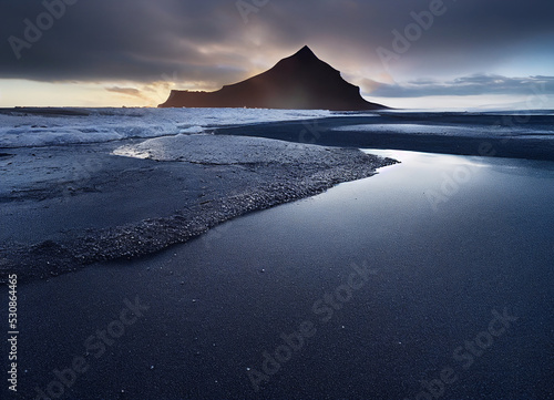 black sand beaches of Iceland
