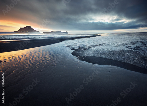 black sand beaches of Iceland