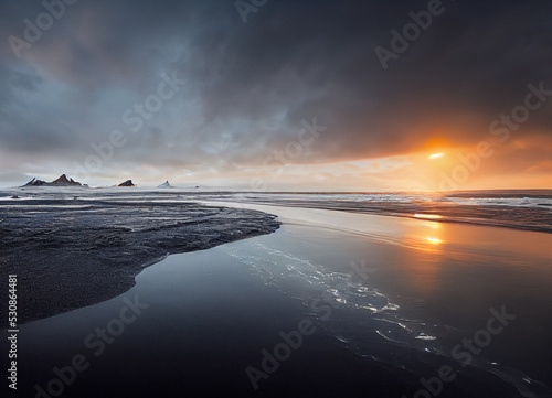black sand beaches of Iceland