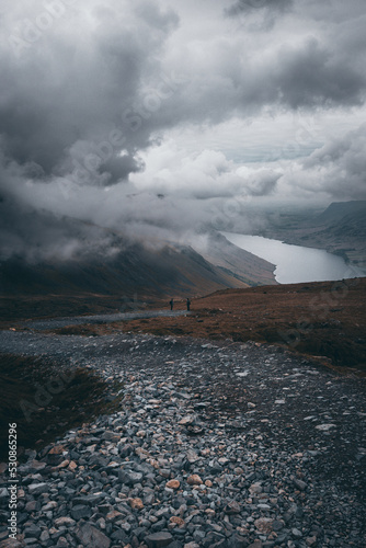 clouds over the sea