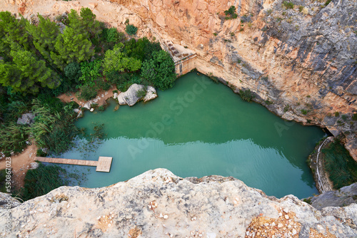 Charco Azul, en Chulilla, Valencia (España) photo