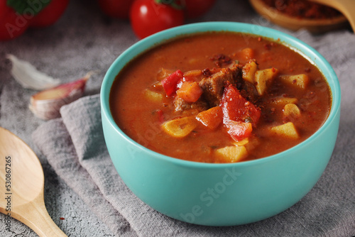 Traditional Hungarian meat stew - Goulash