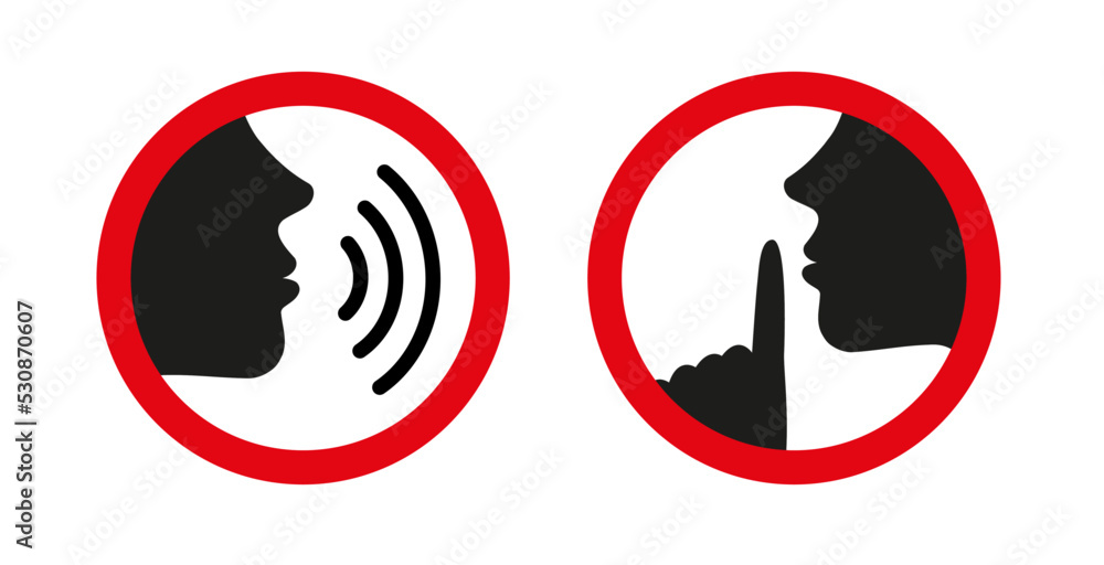 Vetor de Icon bittel nicht stören, symbol bitte leise sein, pssst oder