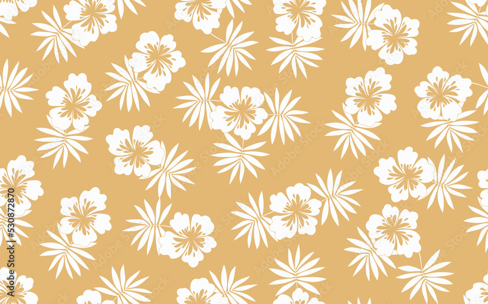 Seamless floral pattern based on traditional folk art ornaments. Colorful flowers on color background. Scandinavian style. Sweden nordic style. Vector illustration. Simple minimalistic pattern Seamless floral pattern based on traditional folk art ornaments. Colorful flowers on color background. Scandinavian style. Sweden nordic style. Vector illustration. Simple minimalistic pattern