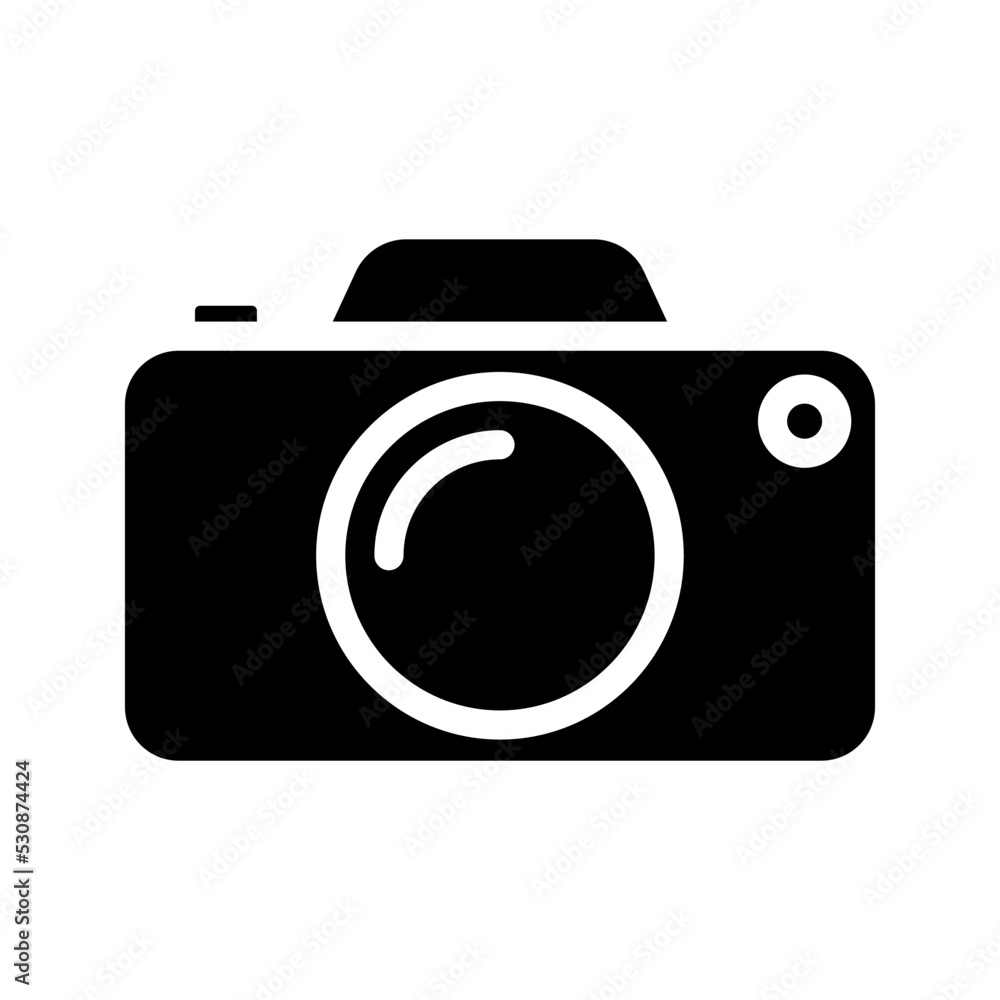Camera icon. photography sign. vector illustration Camera icon. photography sign. vector illustration